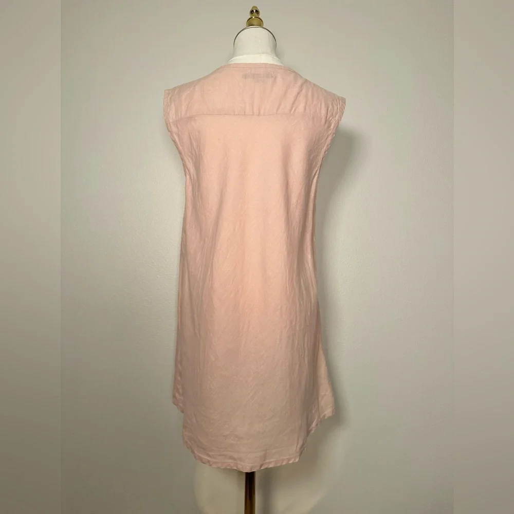 FLAX 100% Linen Pink Lightweight sleeveless Top Women's Sz S - Picture 5 of 6